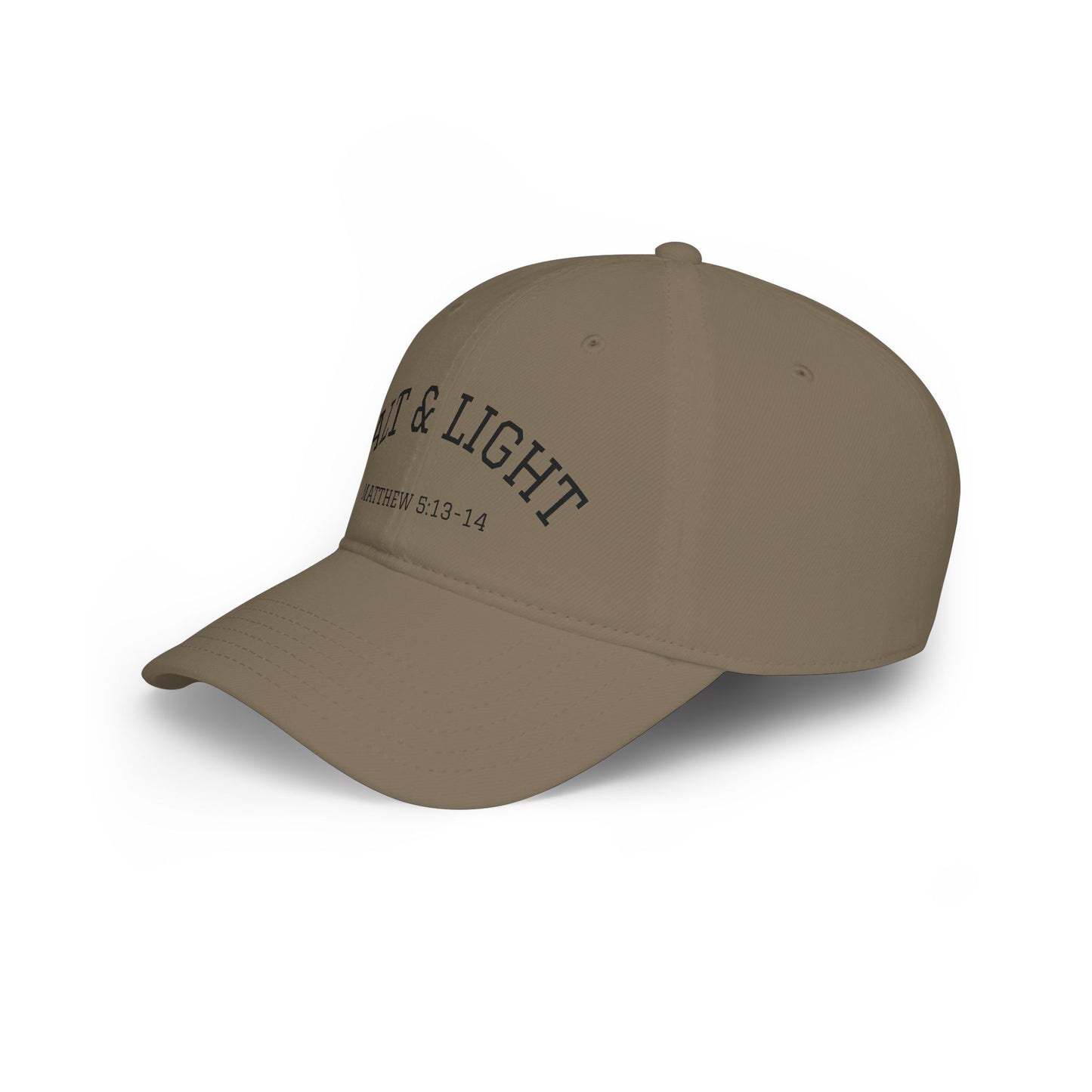 Salt & Light Baseball Cap — Matthew 5:13-14 Embroidered Christian Hat