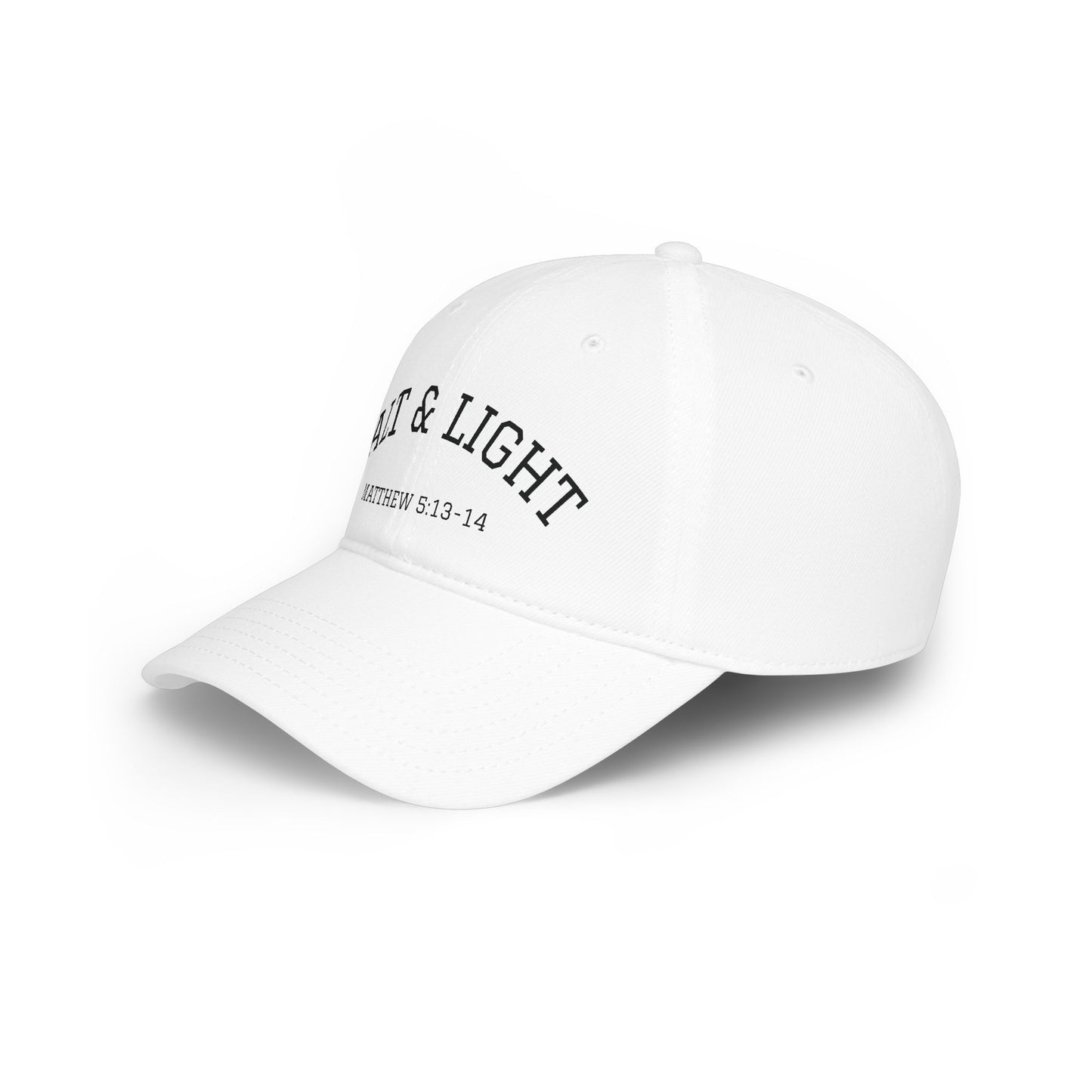 Salt & Light Baseball Cap — Matthew 5:13-14 Embroidered Christian Hat