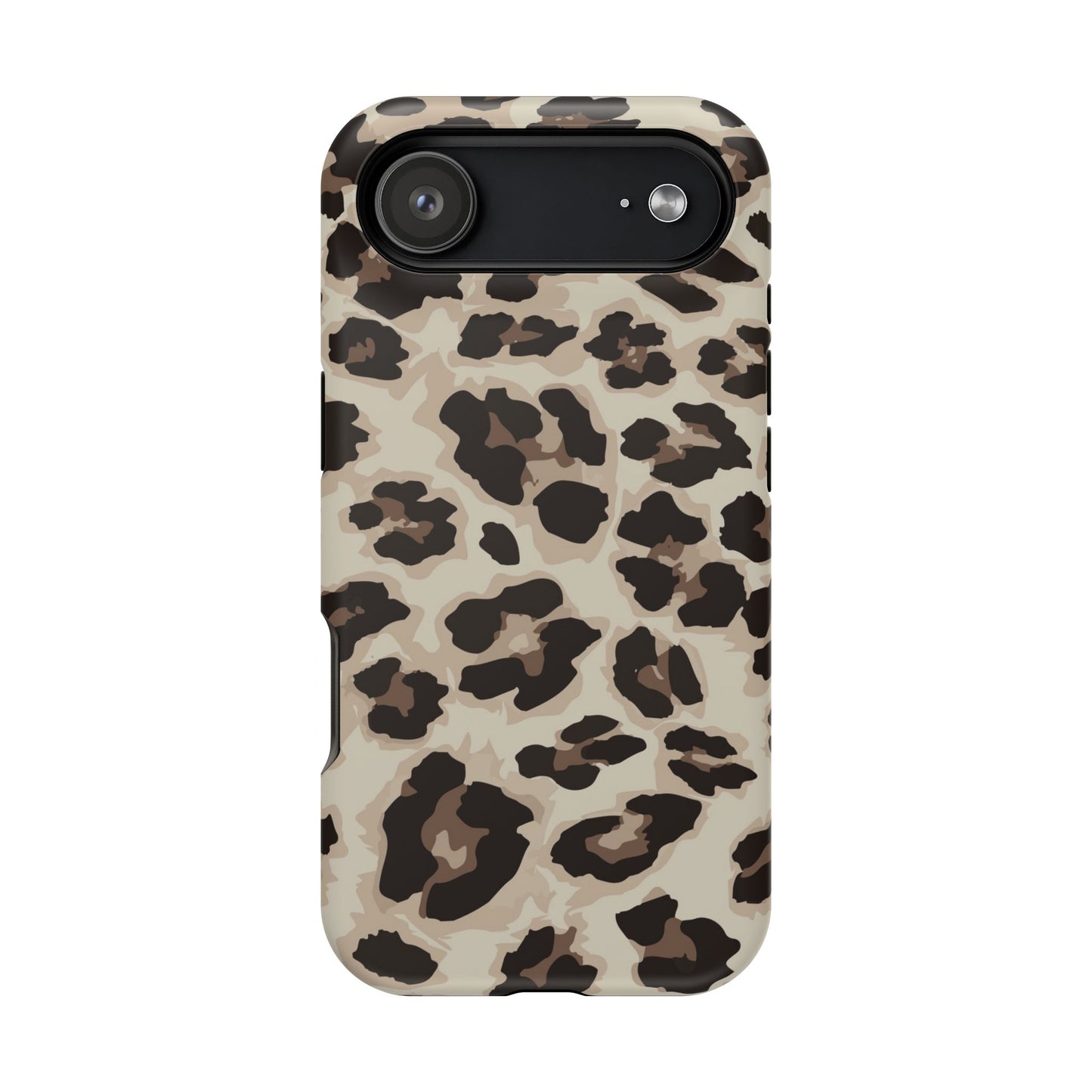 Leopard Print Magnetic Impact Phone Case — Shockproof, Stylish Protection