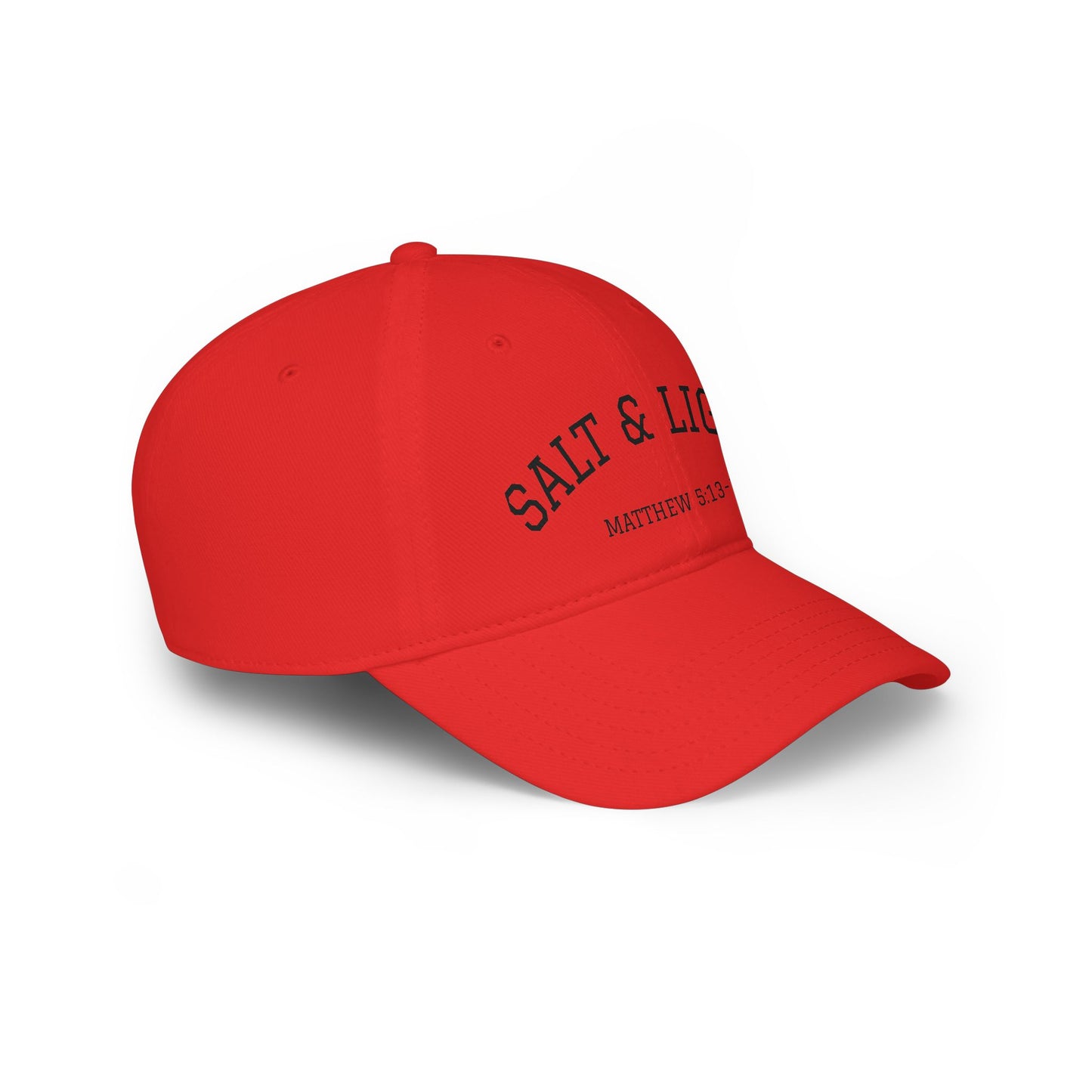 Salt & Light Baseball Cap — Matthew 5:13-14 Embroidered Christian Hat