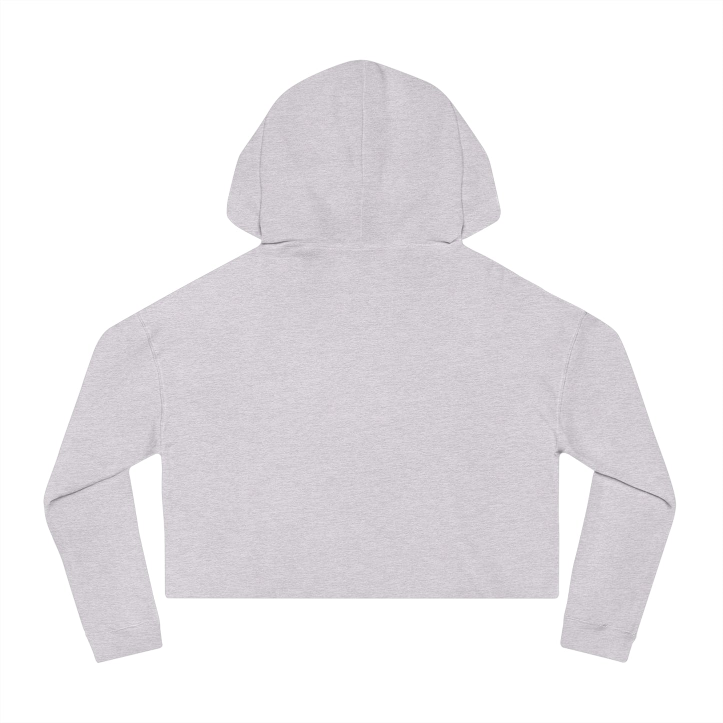 Spiritual Gains Cropped Hoodie — Women’s Gym & Faith Graphic Sweatshirt
