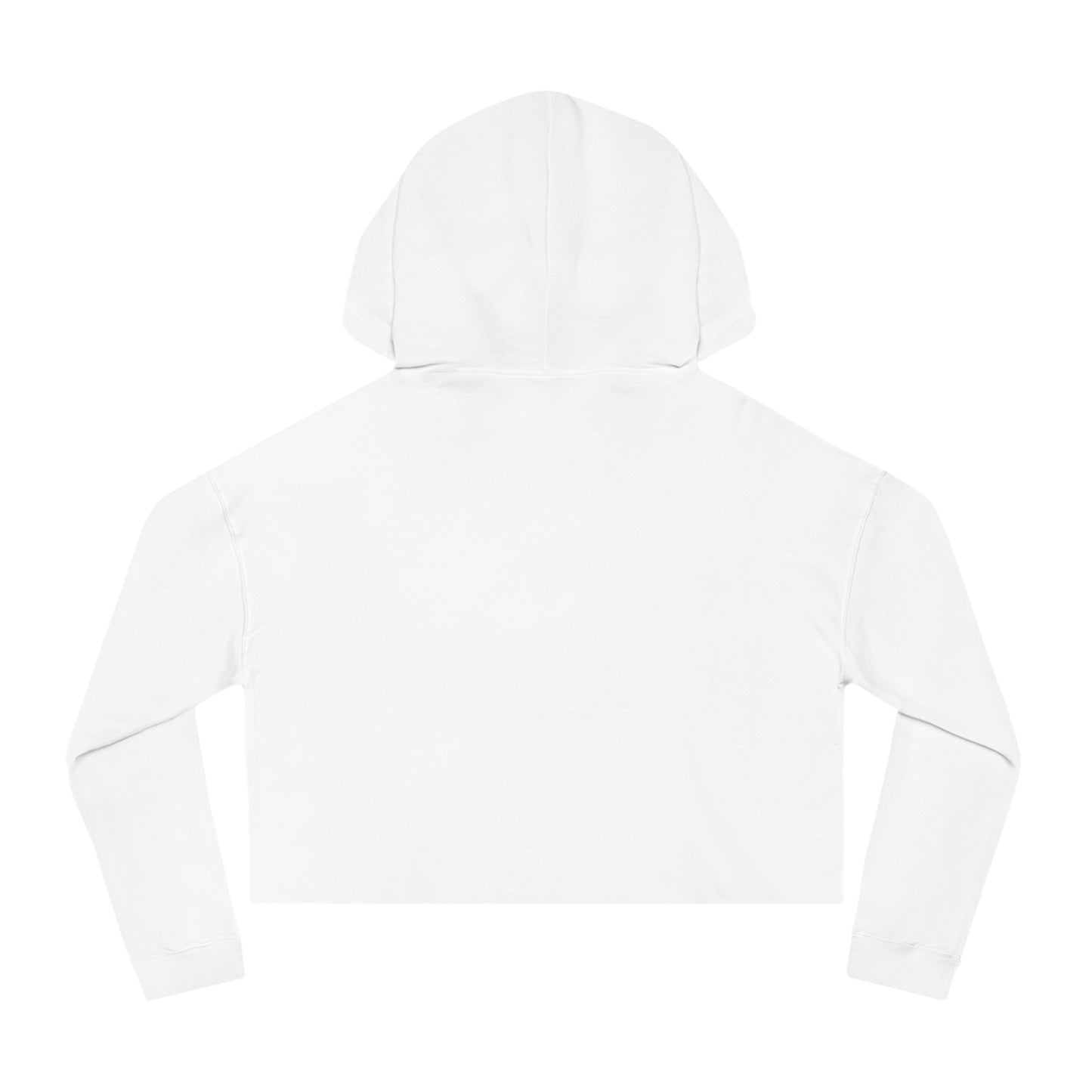 Spiritual Gains Cropped Hoodie — Women’s Gym & Faith Graphic Sweatshirt