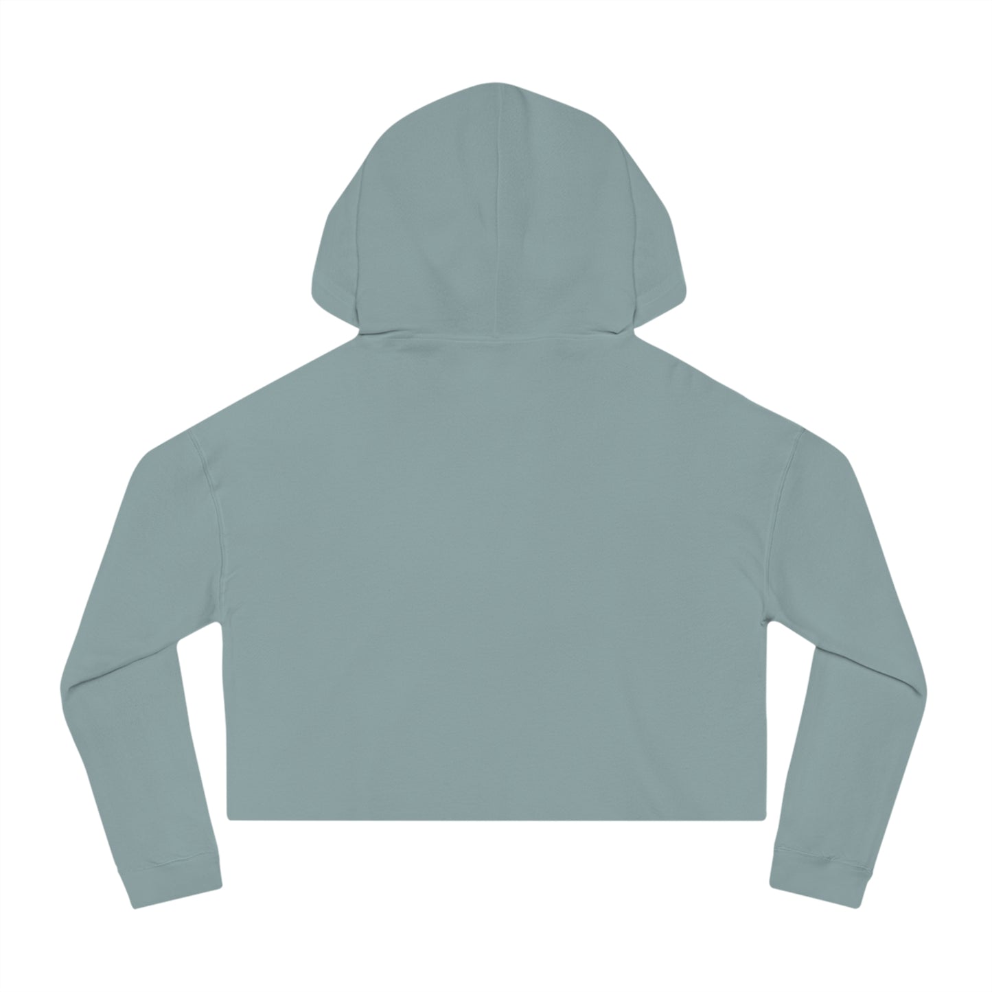 Spiritual Gains Cropped Hoodie — Women’s Gym & Faith Graphic Sweatshirt