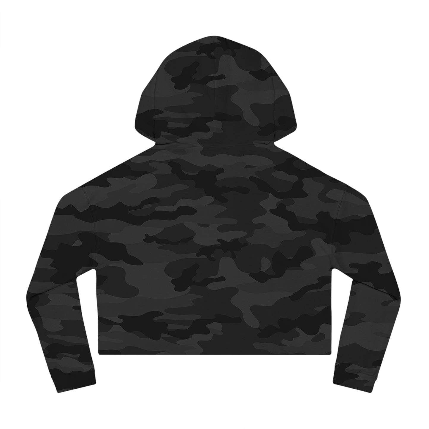 Spiritual Gains Cropped Hoodie — Women’s Gym & Faith Graphic Sweatshirt