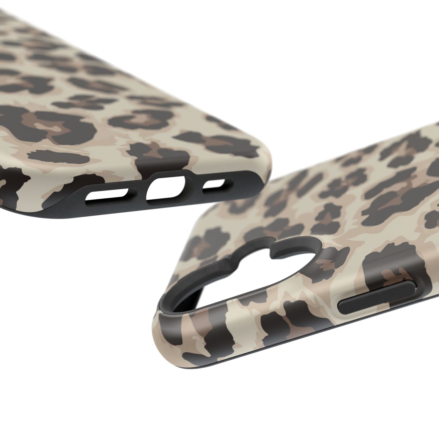 Leopard Print Magnetic Impact Phone Case — Shockproof, Stylish Protection