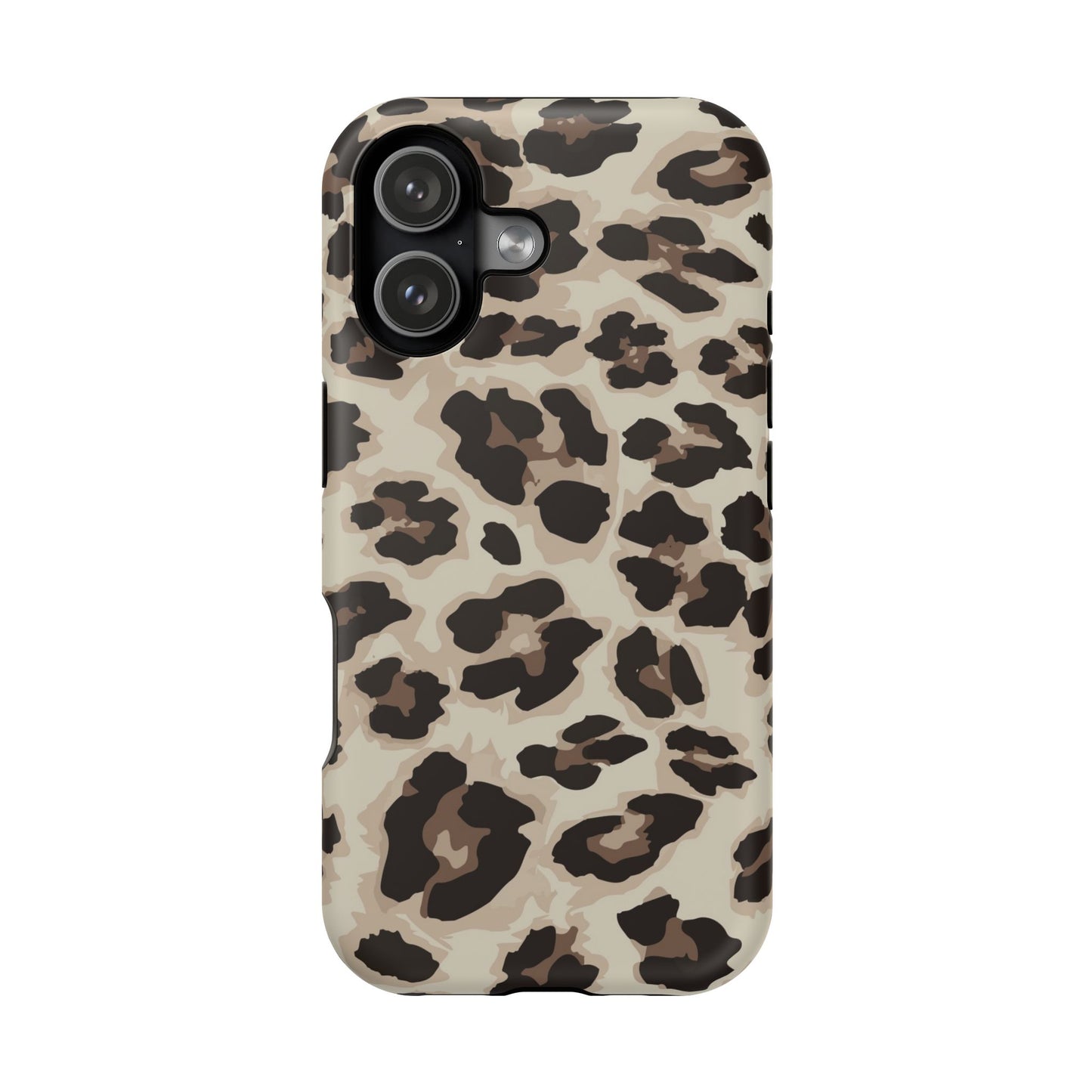 Leopard Print Magnetic Impact Phone Case — Shockproof, Stylish Protection