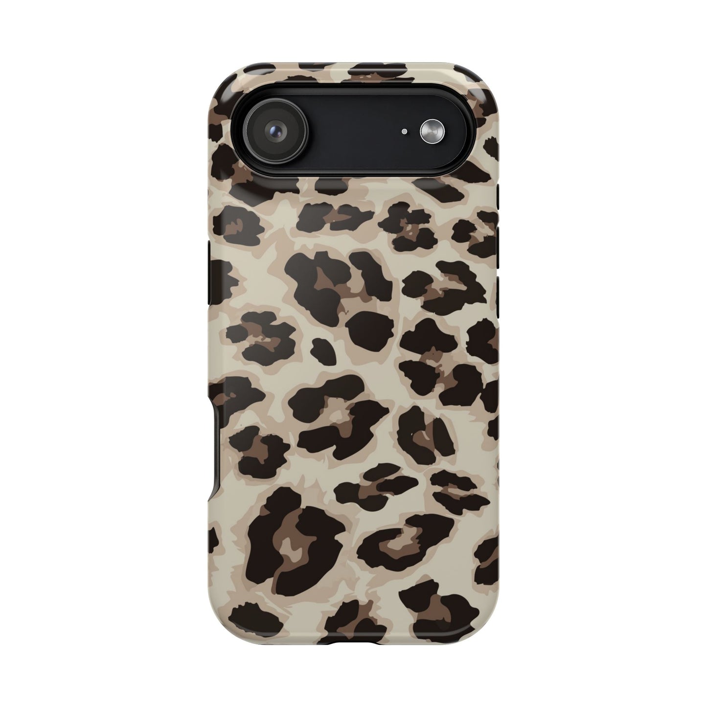 Leopard Print Magnetic Impact Phone Case — Shockproof, Stylish Protection
